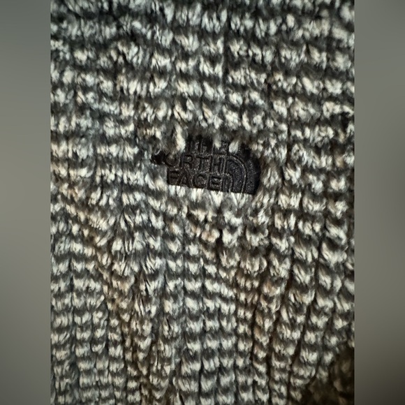 The North Face Mossbud Swirl Reversible Jacket Charcoal Gray - Picture 4 of 7